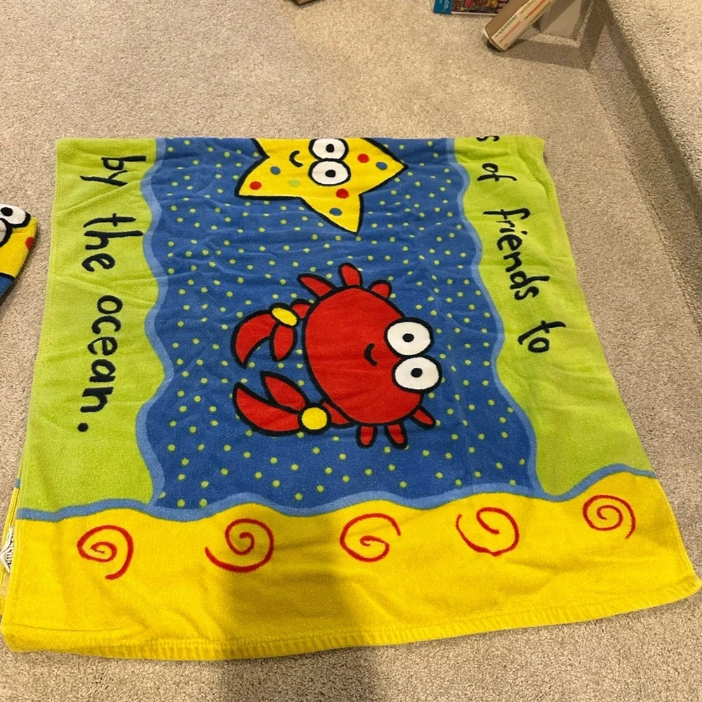Colorful Ocean-Themed Towel Bundle